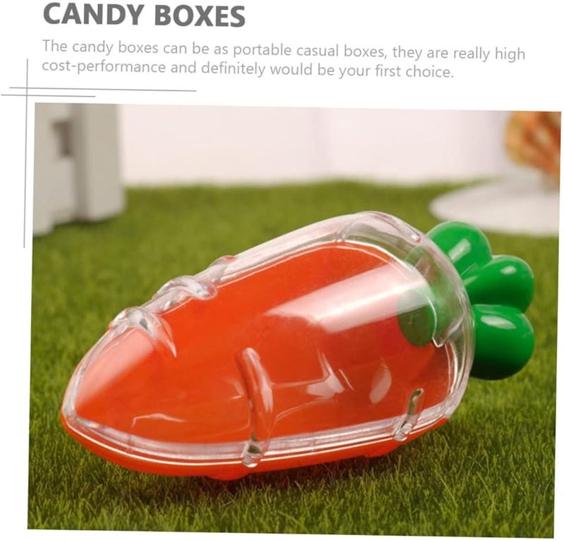 Carrot Shaped Plastic Candy Boxes 20Pcs For Wedding Party Favors Sweets Gifts - Image 3